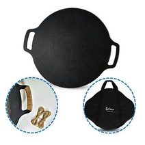 라체나 그리들팬 깊은형 34cm + 전용가방 + 마끈 불판