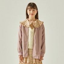 일로딜로 [쇼핑점] 여아주니어 봄 여름 가을까지~가을신상템 상하세트/원피스/티셔츠/반바지/레깅스등등 할인전!! [트렌치형 점퍼] IDJA21903