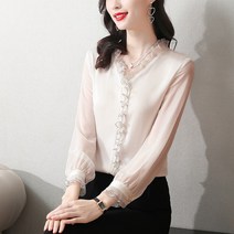 SJW 중년여성 가을블라우스 엄마옷 중년여성 옷