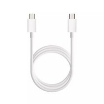 USB C to USB C 충전 및 데이터 케이블 - 1미터 - 화이트