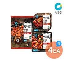 청정원 안주야 곱창/닭발/막창 택 x 4개, 직화곱창3개+무뼈닭발1개, 상세설명 참조