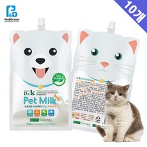 엘턴 먹이 어린 고양이 전용 우유 펫 밀크 120ml x10개, 01_아기강아지 유당제로 우유 펫밀크 120mlx10