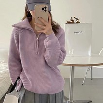코코블랑 / 알뤼르 반집업 니트