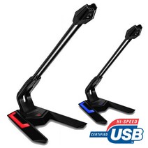 Zizzy CMP-G7 COBRA 게이밍 USB 스탠드 마이크 (5단계 각도조절), CMP-G7 (레드)