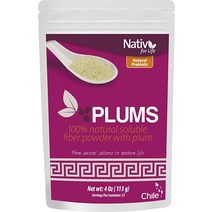 Nativforlife - Plums & Prebiotic 4 Oz | Plum Fiber Concentrate of Plum and Chicory. Aids Digestion