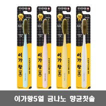 이가왕 5열 금나노 향균 칫솔 12개 / 약국판매용