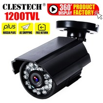 외부cctv 미니 HD Cctv 카메라 CMOS 1200TVL 야외 방수 IP66 IR 야간 투시경 아날로그 컬러 홈 모니터링 보안 브래킷 있음, [02] 1200 tvl, [01] PAL, [04] 8mm