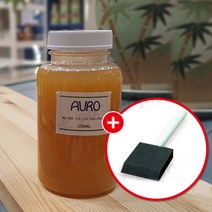 아우로 2in1 오일-왁스 클래식 No.129 소분 250ml + 스폰지붓 2인치