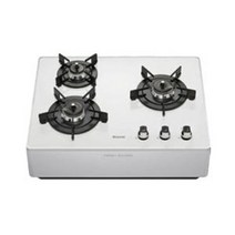 린나이 빌트인 쿡탑 3구 화이트 펄 RBR-P3511WD(560X430)+케이스 세트구성, 화이트 높은케이스(FS-H5500WH), 택배요청, RBR-P3511WD(가스통/LPG)