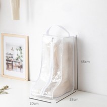 라이딩 승마 부츠 패션 휴대용 하이힐 신발 보관 가방 정리함 긴 장화 방진 여행용 커버 지퍼 파우치, [06] Long White