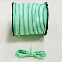 행복한다이세상 28가지 색상 3mm 샤무드끈 스웨이드끈 가죽끈 포장끈 세무끈, 9. 민트