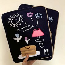 루미에르 노트북 맥북 파우치 Lg그램 갤럭시북 가방, 네이비