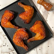 에어프라이어 치킨 떴닭 자이언트통다리1.3kg+소스증정, 에어프라이어 치킨 떴닭 자이언_통다리+불갈비240g