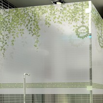 칼라안개시트_초록잎 사랑의정원_B02_W180xH120cm