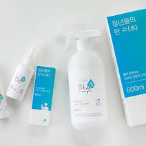 휴대용 소독제 치아염소산수 나트륨 안심소독수 60ml, 리필형세트(1000x4)
