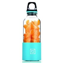 샐러드 스텐 전기 야채 탈수기 500ml 스무디 블렌더 전기 과즙 미니 휴대용 블렌더 usb 충전 전기 믹서 신선한 주스 블렌더 푸드 프로세서, 푸른