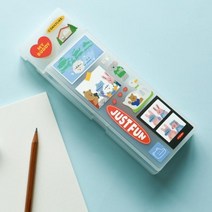 필통 리무버 케이스 학용품 01-02 버디) 필기구 선물 입학 신학기 파우치 스티커 (마이 펜 펜슬DV+64790EA, 02 Picnic