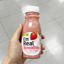 아임리얼 딸기 스무디 190ml x 2개 보냉백포장, 아이스보냉백포장