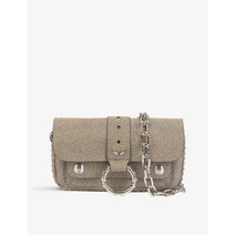 ZADIG&VOLTAIRE Kate woven 자디그&볼테르 케이트 우븐 크로스 바디 백 실버
