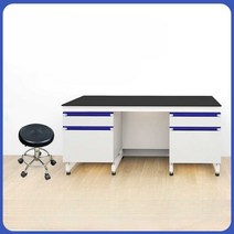 물리 화학 실험용 책상 테스트 테이블 벤치 목재 강철, 1m 수조대