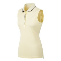 엘르골프 여름 여성 자수 와펜 민소매