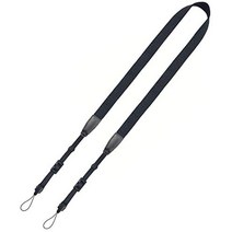 chmete 카메라 넥 스트랩얇은 카메라 스트랩 또는 쌍안경 스트랩 블랙