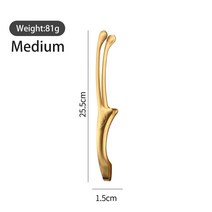 430 스테인레스 스틸 골든 푸드 집게 일본 바베큐 바베큐 집게 바베큐 스테이크 집게 주방 도구 1 개, 06 Golden Medium
