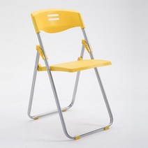학교용 사무용 독서실의자 접는 고등학교 회의실 서울대 기숙사 낮은책상, 옐로우 싱글 의자 두꺼운 버전