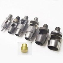 발 프레스 기계 핸드 중공 구멍 펀치 커터 다이 설정 금형 DIY 도구, 14mm