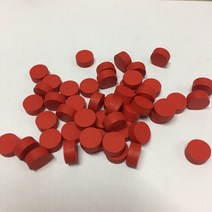 보드게임 단체게임 나무 게임 조각 diy 퍼즐 보드 게임/교육 액세서리 다채로운 폰/체스 100 직경 10x5MM 10 색, [05] Red