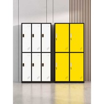 캐비넷 사물함 관물대 미니사물함 철제캐비넷 락커룸 철제, 12  (검은색 과 흰색 ) 1.3mm
