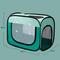 휴대용 접는 건조 가방 애완 동물 텐트 개 집 베이커 강아지 머리 불어 및 가정용 작은 헤어 드라이어, [01] Green