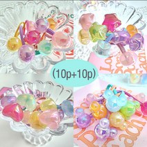 공주마마 (세트+세트)달콤캔디칼라머리끈SET