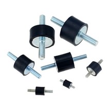4 개몫 더블 수나사 고무 쇼크 업소버 안티 진동 사일런트 블록 보트 자동차 보빈 쇼크 업소버 도구 m3 m4 m6 m8, m6 20x20