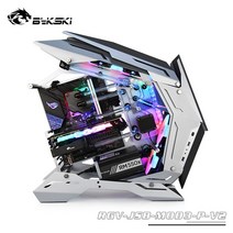 커스텀 수냉 bykski rgb 섀시 rgv jsb mod3 p v3가 jonsbo mod3 섀시용 식 배포판 키트, 흰색 섀시 인텔