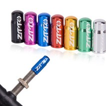 자전거 타이어 캡 초경량 밸브캡 2P, 블랙00274GA