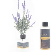 레이나퍼퓸 퍼플라벤다 블랙 플라워디퓨저 120ml, 투명병/청포도