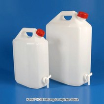 HDPE 4각형 아스피레이터 바틀 증류수통 하구병 카보이 10L 20L