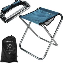 올포디움 초경량 접이식의자(XL) 분리형 캠핑 등산 낚시 휴대용, 블루, 1개