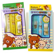 리락쿠마 문구세트 [랜덤] 웰컴키트 문구용품 학용품세트 초등입학선물 중고등학생, 단품