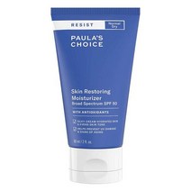 끈적이지않는수분크림 재생 리커버리크림 Paulas 초스 RESST 안티징 크림 SPF 50 안티 링클 피그먼트 스팟 썬 나아신아마드 시어 버터 페스 중건성 60ml, 단일수량