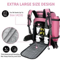 CAMELGEAR 65L 스키 부츠 가방 여성용 남성용 대형 여행용 백팩 스.. 정품보장, Pink