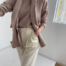 베이시코 / 스카프 브이넥니트