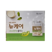 균형 영양식 뉴케어 플러스 구수한맛 플러스 200ml 16입, 16개