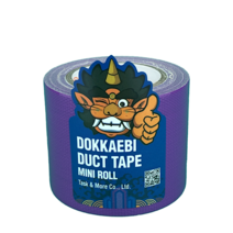 테스크 도깨비 덕트테이프(DUCT TAPE) 미니롤 VIOLET 덕테이프 청테이프 면테이프, 50mm X 5m, 1개