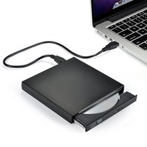 외장형 씨디롬 DVD 플레이어 odd 자동 usb 2.0 휴대용 외부 초고속 cd-rom dvd 드라이브 자동차 디스크 지원 imacmacbook airpro 노트북 206, 협력사, 검은 색