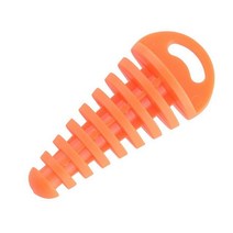 자동차부품 1pcs 바이크 오토바이 배기 머플러 플매트 카펫 러그 PVC 공기 블 리더 워시 파이프 보호기 모토 크로스 테일 이동 블로우 다운 소음기, 01 주황색