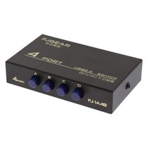 c타입 멀티허브 c타입 멀티허브 USB 스위치 허브 공유 스위처 분배기 수동 프린터 스캐너 1 개-4 개 usb확장 맥북usb허브 노트북도킹스테이션 usb분배기, 단일옵션