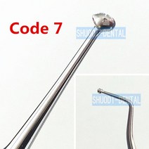 두께측정기 합성 치과 복합 필링기구 스패튤라 아날감 플라스틱 양단 치아 미백 도구, 07 1 piece Code.7
