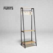 퍼니츠 퀴니 철제행거 드레스룸 옷걸이 행거 4types 2colors, 퀴니피크슬림D와인골드